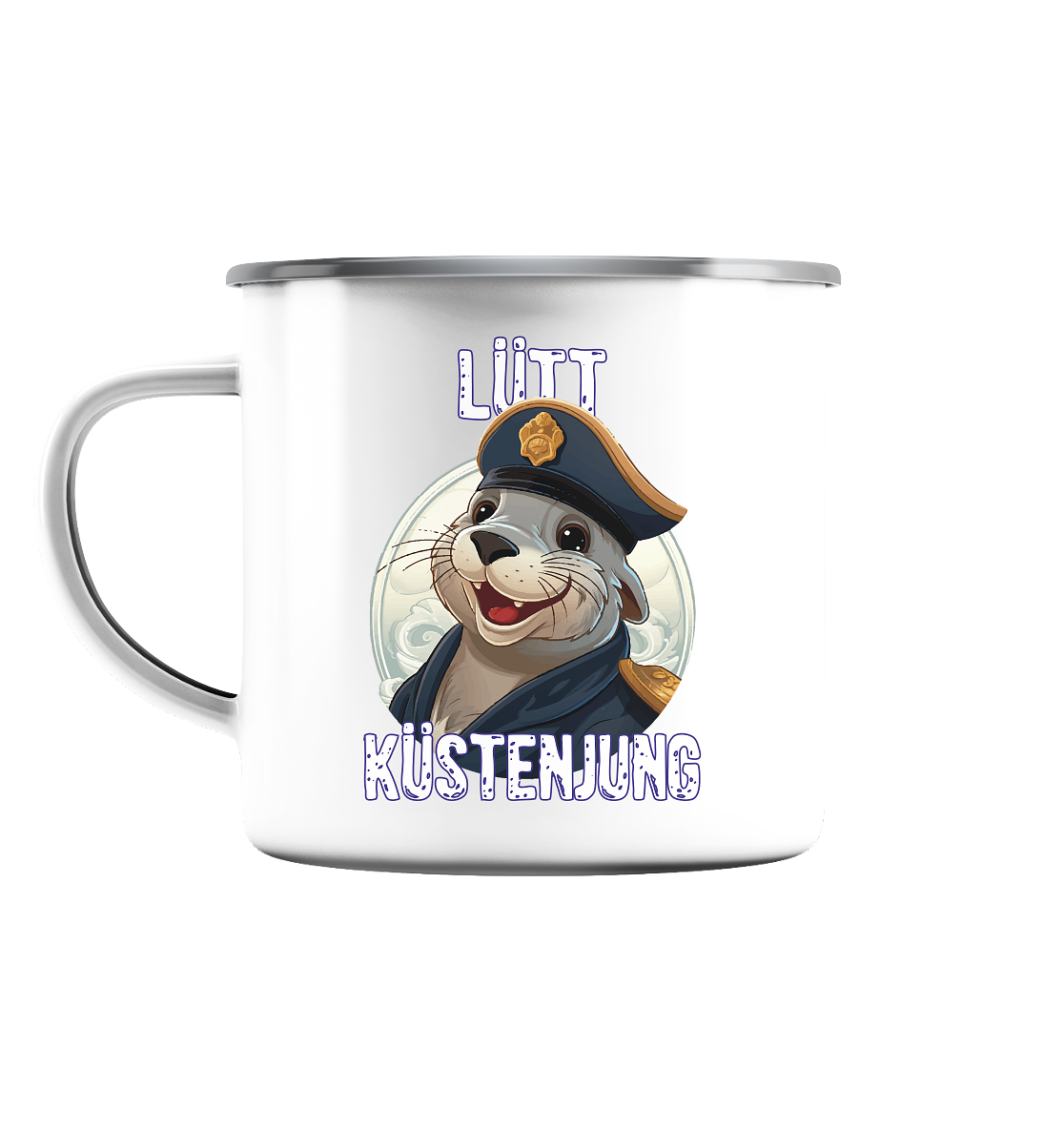 Lütt Küstenjung - Emaille Tasse