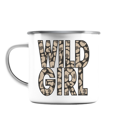 Wild Girl - Emaille Tasse