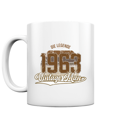 Vintage Man 1963 60.Geburtstag - Tasse