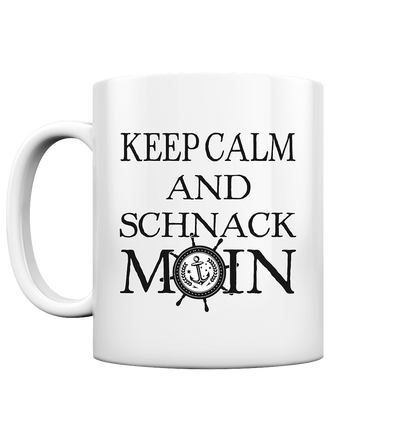 Keep Calm and schnack Moin - Kaffeepott