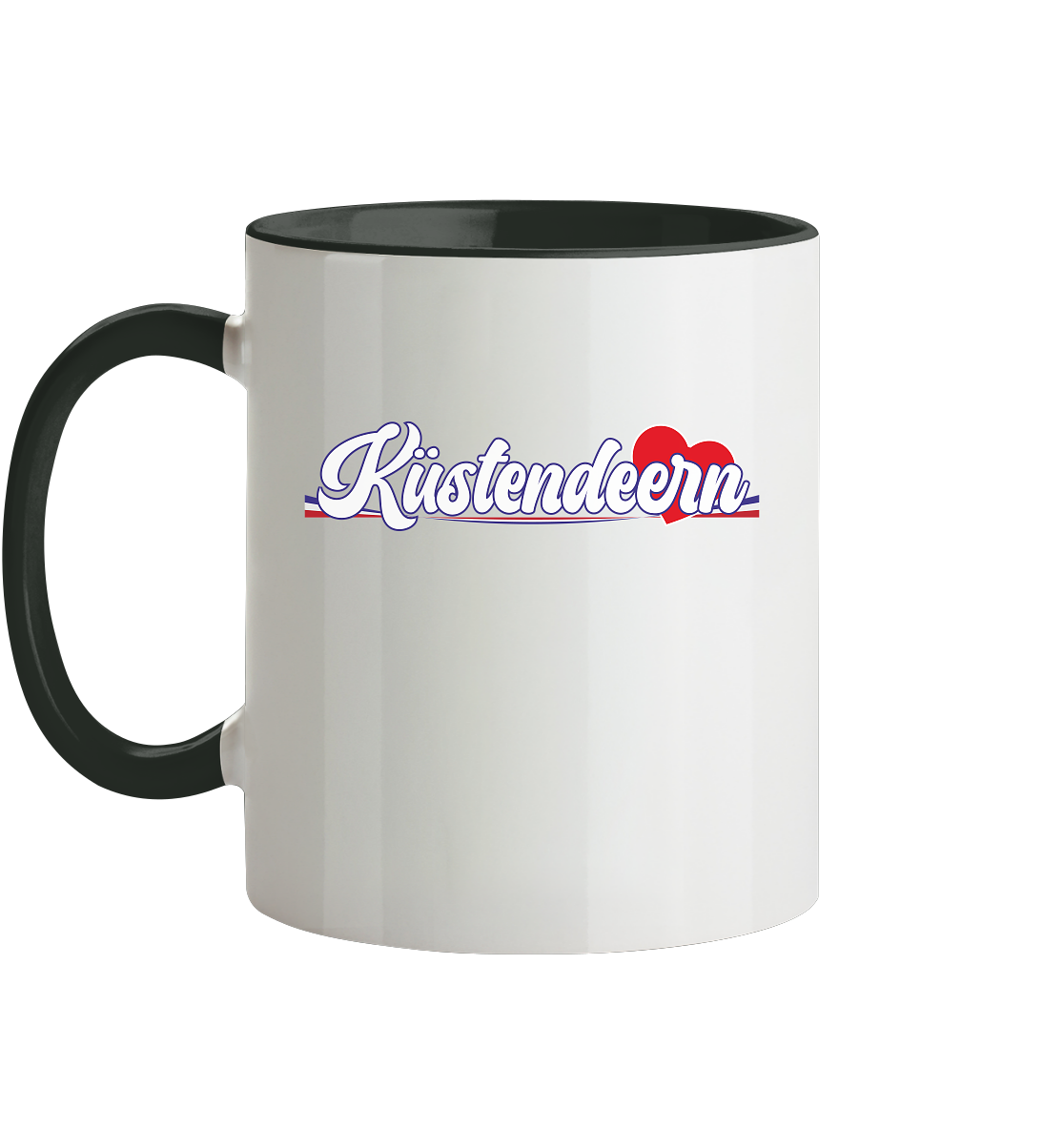 Küstendeern - Tasse zweifarbig