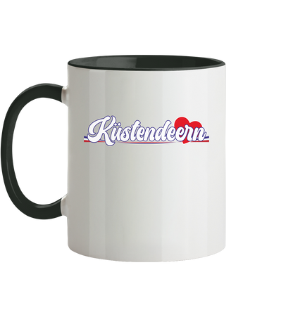 Küstendeern - Tasse zweifarbig