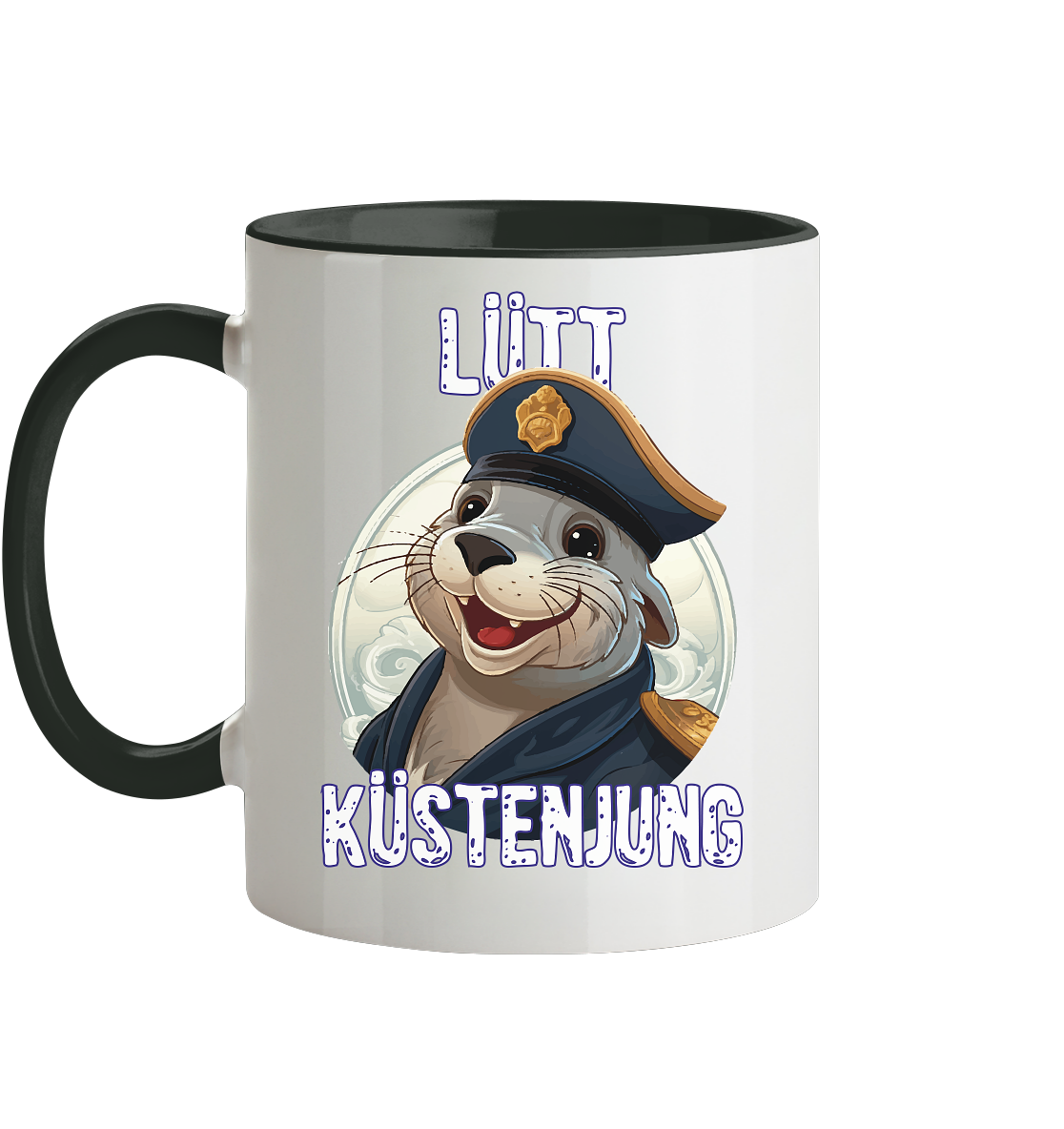 Lütt Küstenjung - Tasse zweifarbig