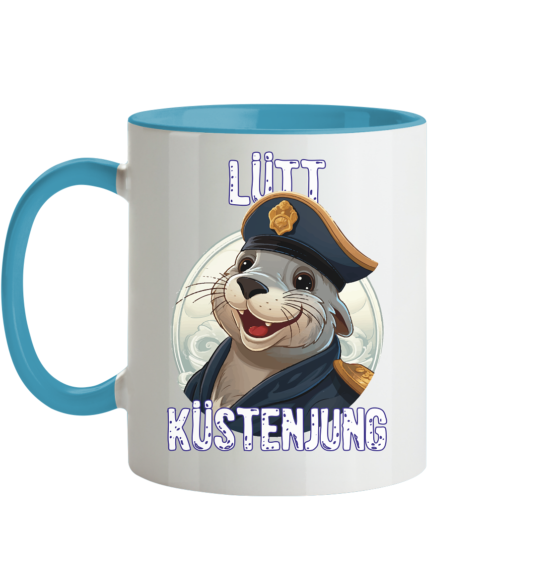 Lütt Küstenjung - Tasse zweifarbig