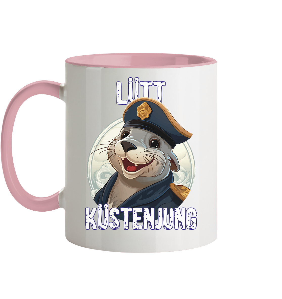 Lütt Küstenjung - Tasse zweifarbig