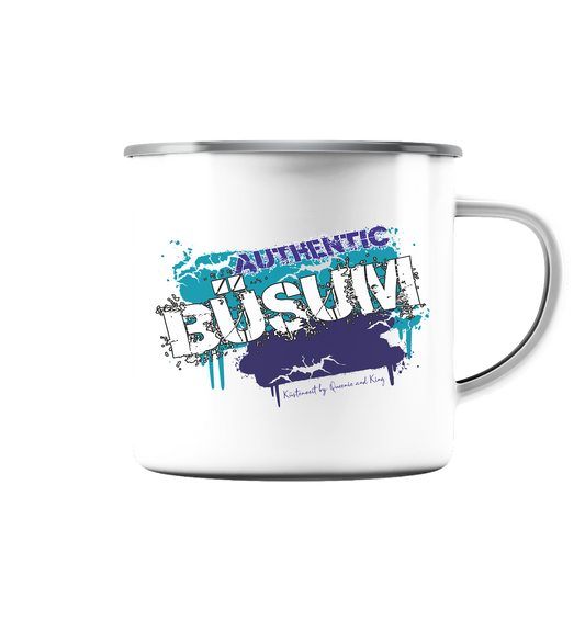 Authentic Büsum - Emaille Tasse