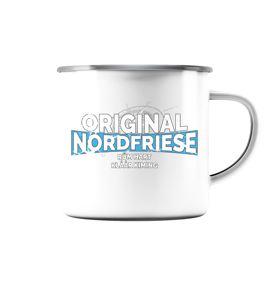 Original Nordfriese - Emaille Tasse