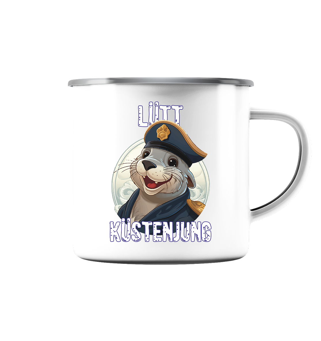 Lütt Küstenjung - Emaille Tasse