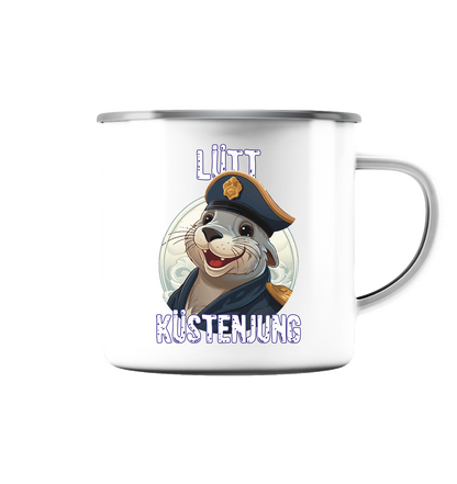 Lütt Küstenjung - Emaille Tasse