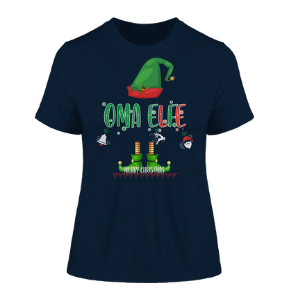 Oma Elfe Weihnachten - Damen Premium Organic Shirt