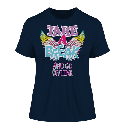 Take a Break and go Offline - Damen Premium Organic Shirt