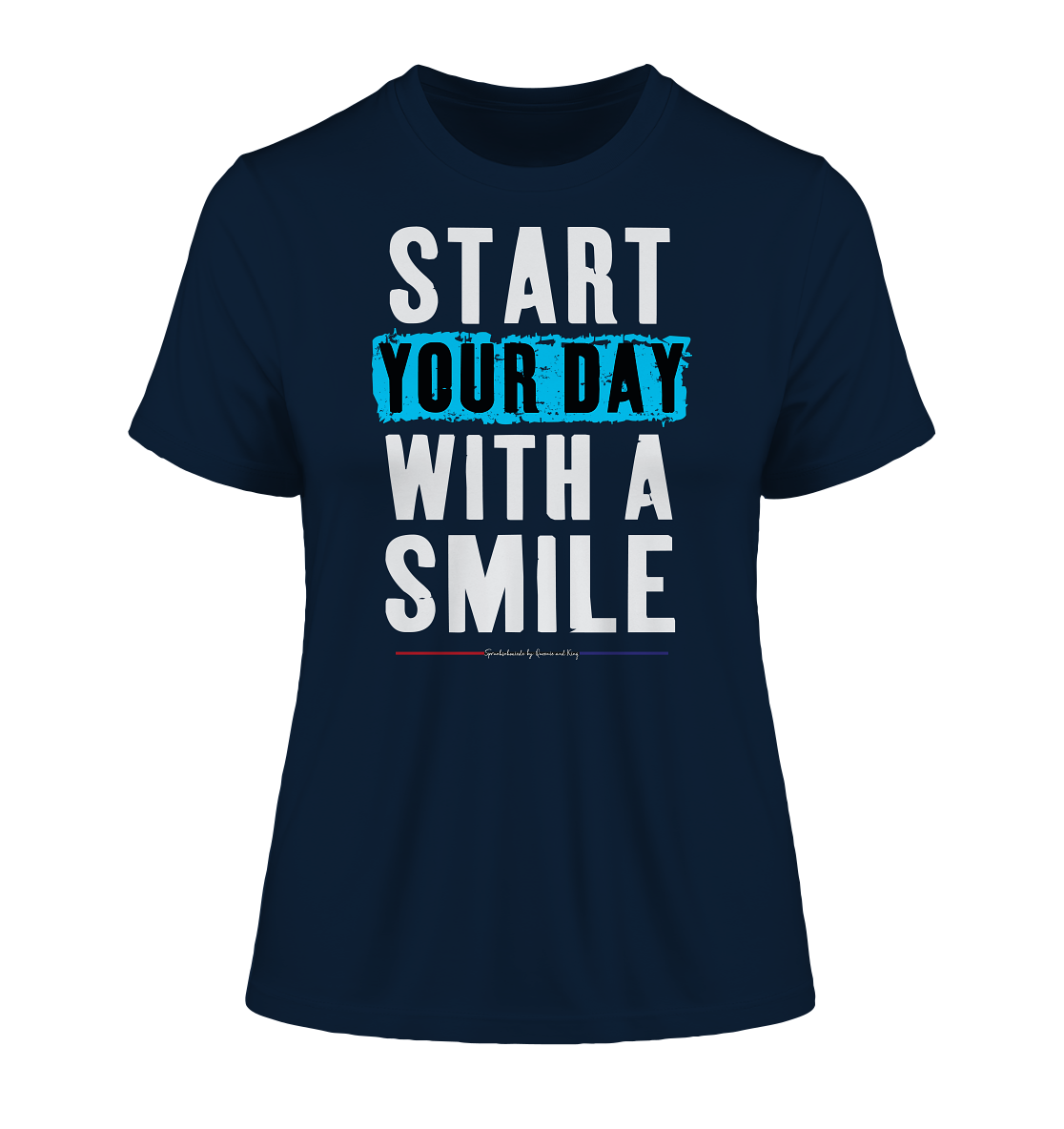 Start your Day with a Smile - Damen Premium Organic Shirt