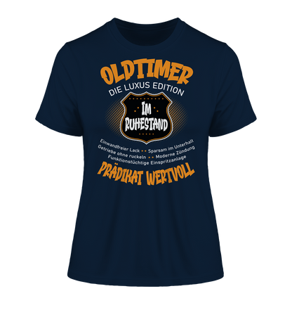 Oldtimer im Ruhestand Luxus Edition - Damen Premium Organic Shirt