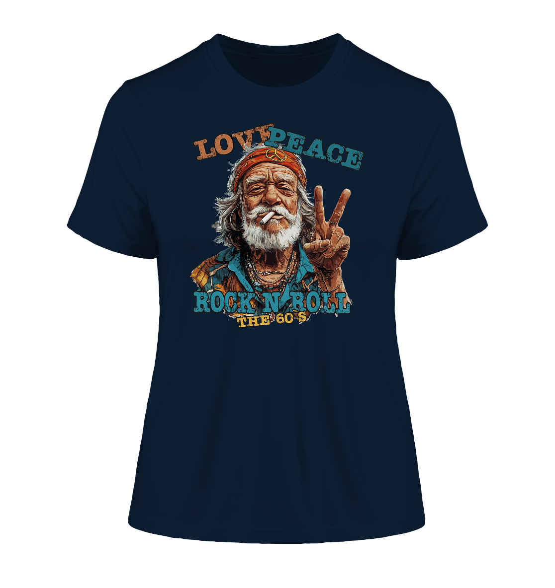 Love Peace Rock`n Roll - Damen Premium Bio Shirt