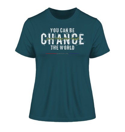 You can be change the World - Damen Premium Organic Shirt