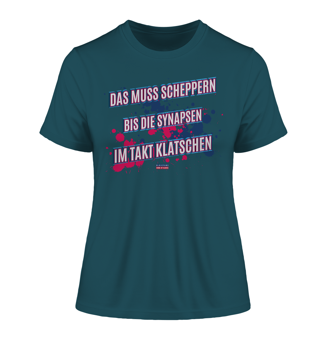 Scheppern bis die Synapsen katschen - Damen Premium Bio Shirt