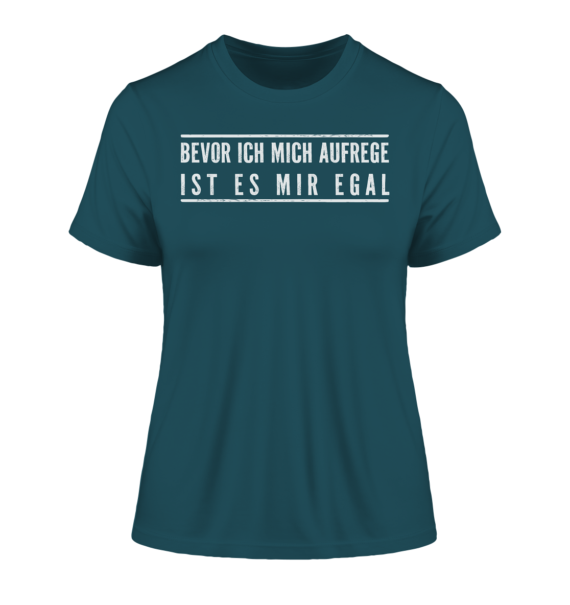 Bevor ich mich aufrege ist es mir egal - Damen Premium Organic Shirt