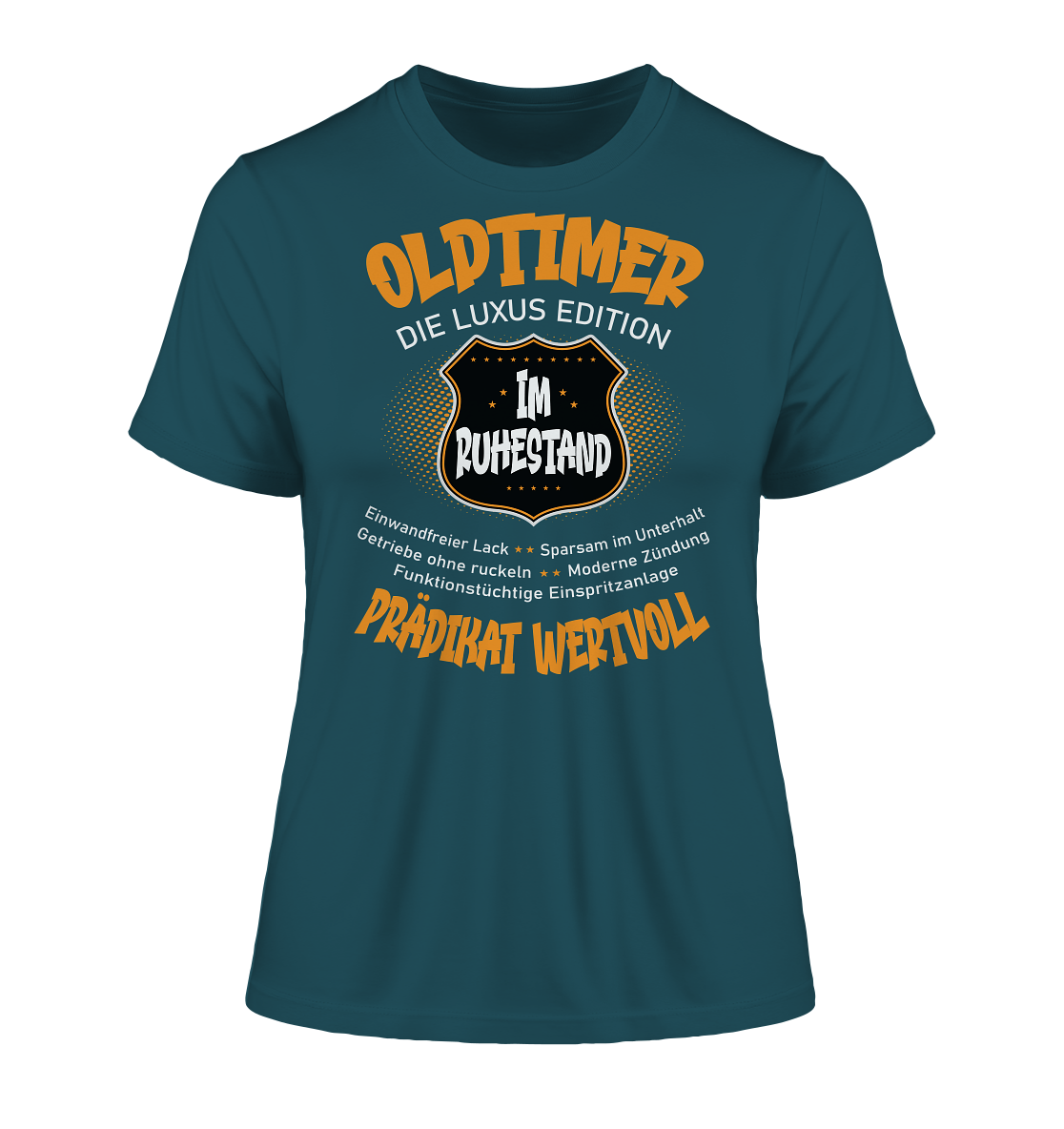 Oldtimer im Ruhestand Luxus Edition - Damen Premium Organic Shirt