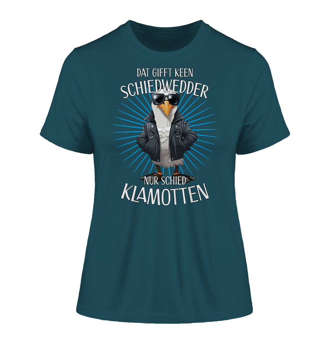 Dat gifft keen Schiedwedder nur schied Klamotten - Damen Premium Organic Shirt