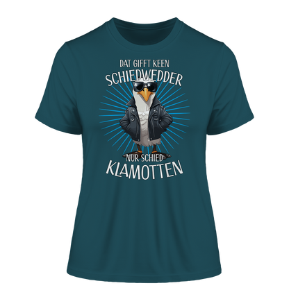 Dat gifft keen Schiedwedder nur schied Klamotten - Damen Premium Organic Shirt