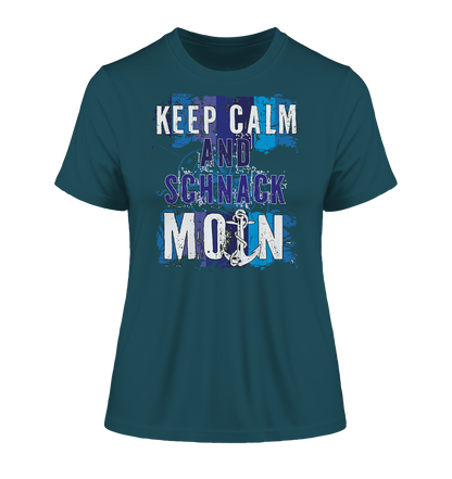 Keep Calm and schnack Moin 2024 - Damen Premium Organic Shirt