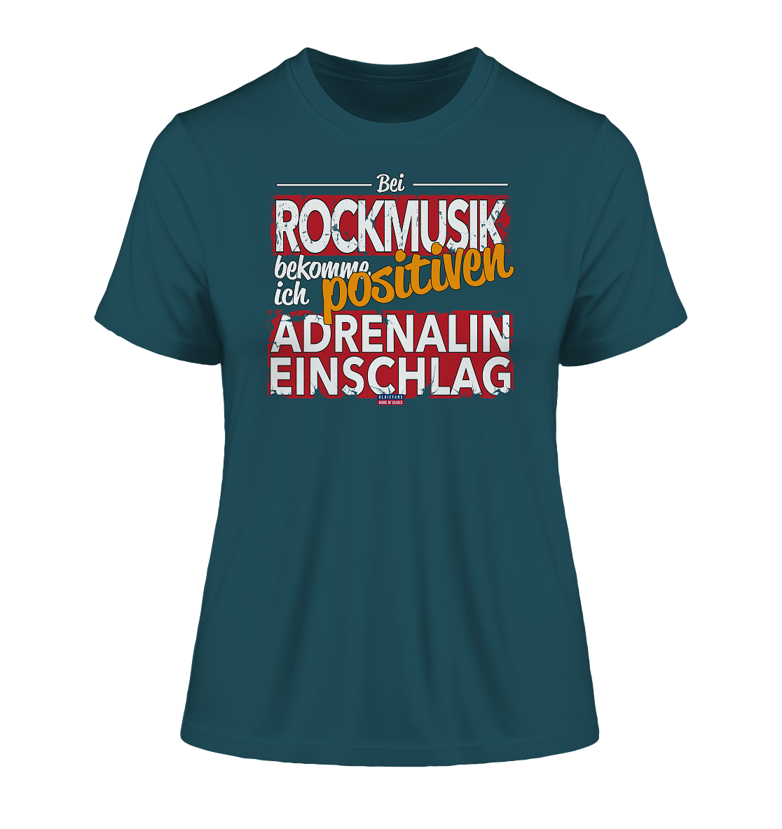 Rockmusik mit positiven Adrenalineinschlag - Damen Premium Bio Shirt