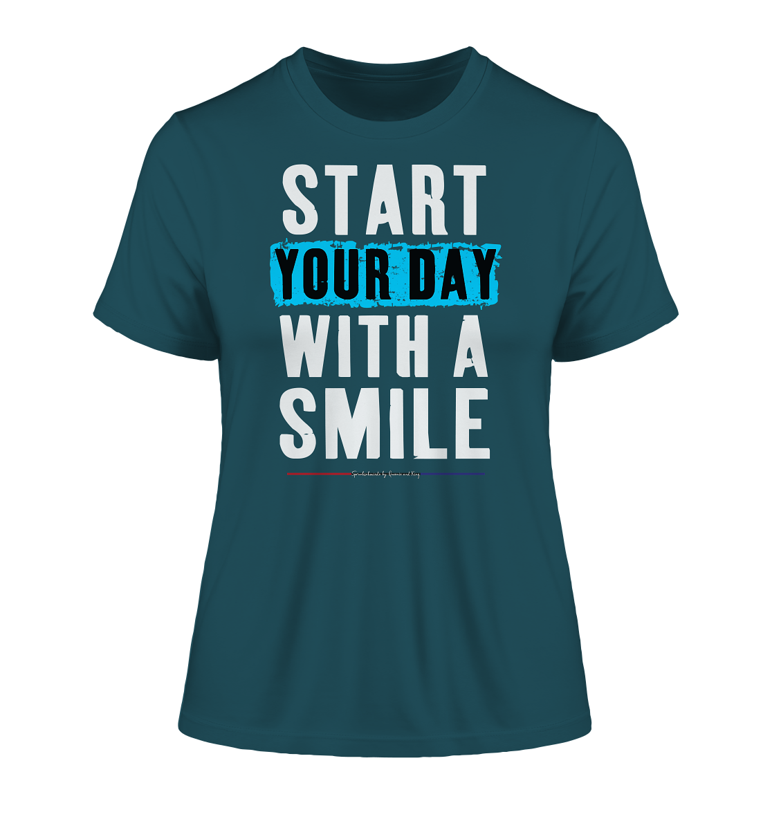 Start your Day with a Smile - Damen Premium Organic Shirt