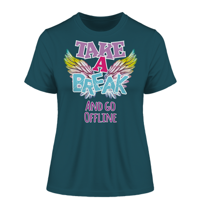 Take a Break and go Offline - Damen Premium Organic Shirt