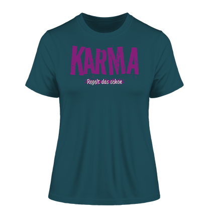 Karma regelt das schon - Damen Premium Organic Shirt