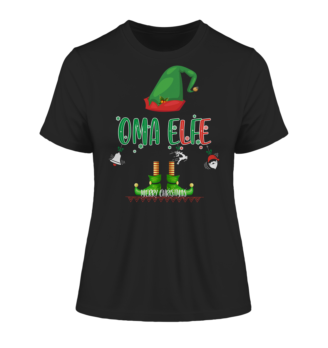 Oma Elfe Weihnachten - Damen Premium Organic Shirt