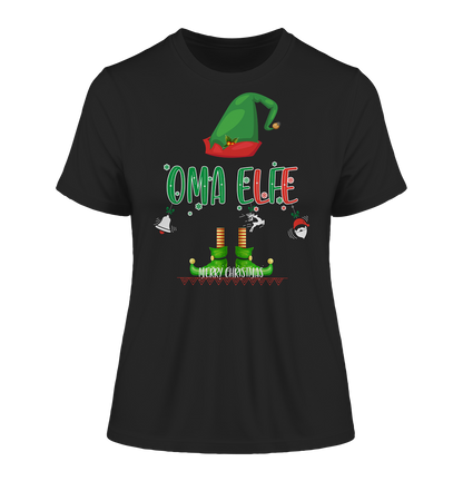 Oma Elfe Weihnachten - Damen Premium Organic Shirt