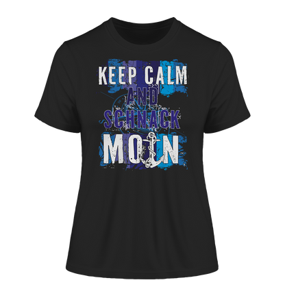 Keep Calm and schnack Moin 2024 - Damen Premium Organic Shirt