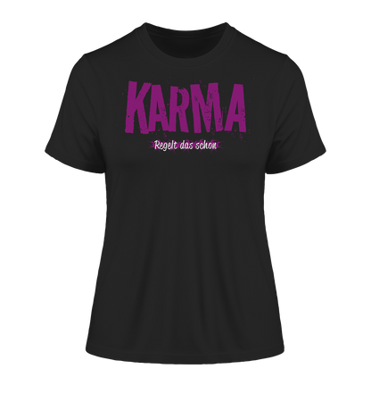 Karma regelt das schon - Damen Premium Organic Shirt