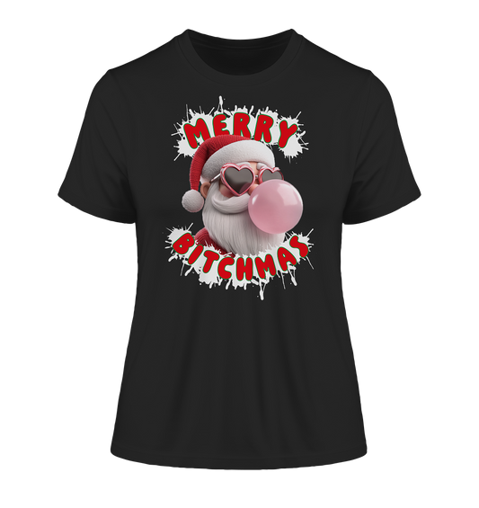 Merry Bitchmas - Damen Premium Bio T-Shirt