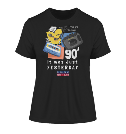 90er Just Yesterday - Damen Premium Bio Shirt