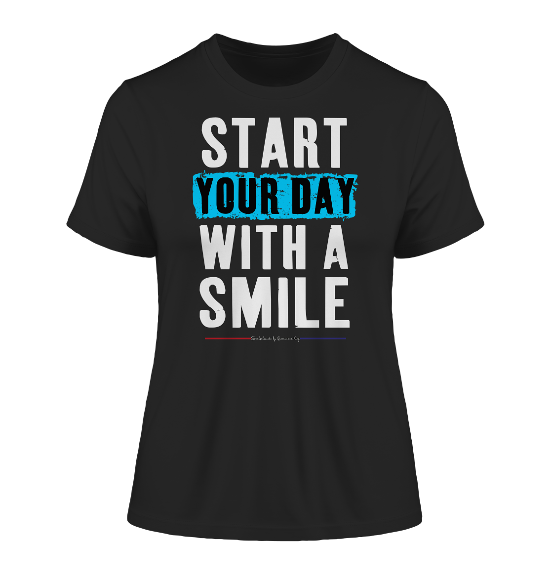 Start your Day with a Smile - Damen Premium Organic Shirt