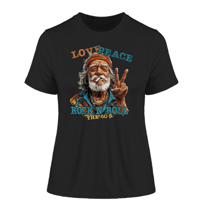 Love Peace Rock`n Roll - Damen Premium Bio Shirt