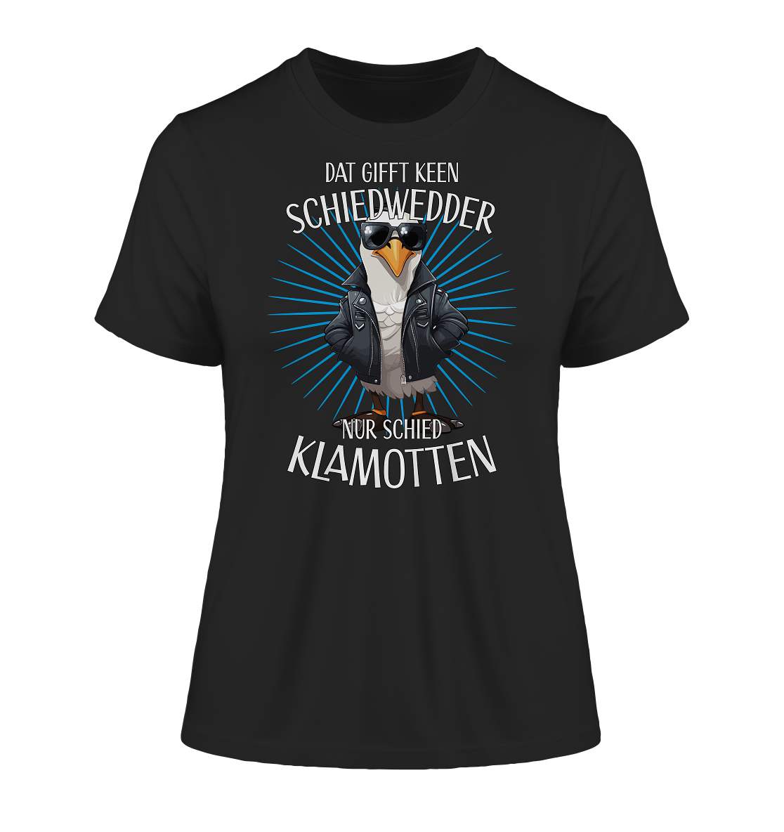 Dat gifft keen Schiedwedder nur schied Klamotten - Damen Premium Organic Shirt