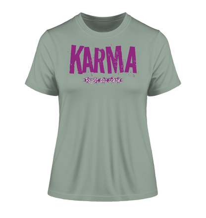 Karma regelt das schon - Damen Premium Organic Shirt