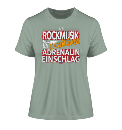 Rockmusik mit positiven Adrenalineinschlag - Damen Premium Bio Shirt