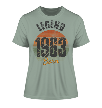 1963 born Legend Geburtstag - Damen Premium Organic Shirt