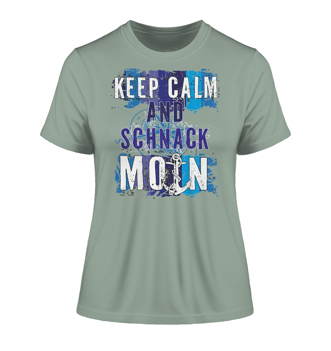 Keep Calm and schnack Moin 2024 - Damen Premium Organic Shirt