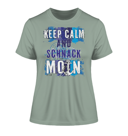 Keep Calm and schnack Moin 2024 - Damen Premium Organic Shirt