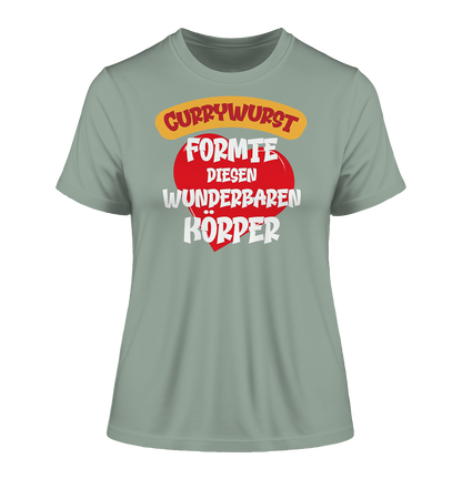 Currywurst formte diesen Körper - Damen Premium Organic Shirt