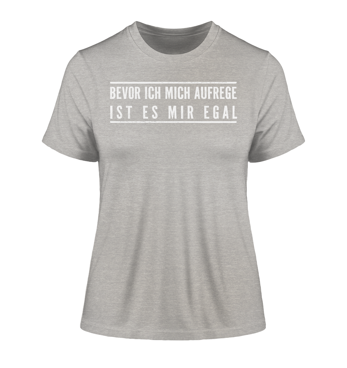 Bevor ich mich aufrege ist es mir egal - Damen Premium Organic Shirt