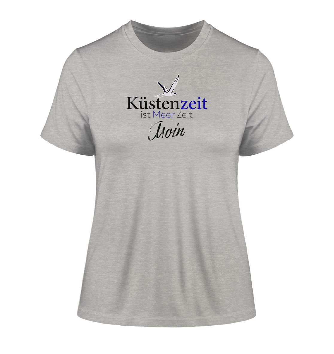 Küstenzeit ist Meer Zeit Moin - Damen Premium Bio Shirt