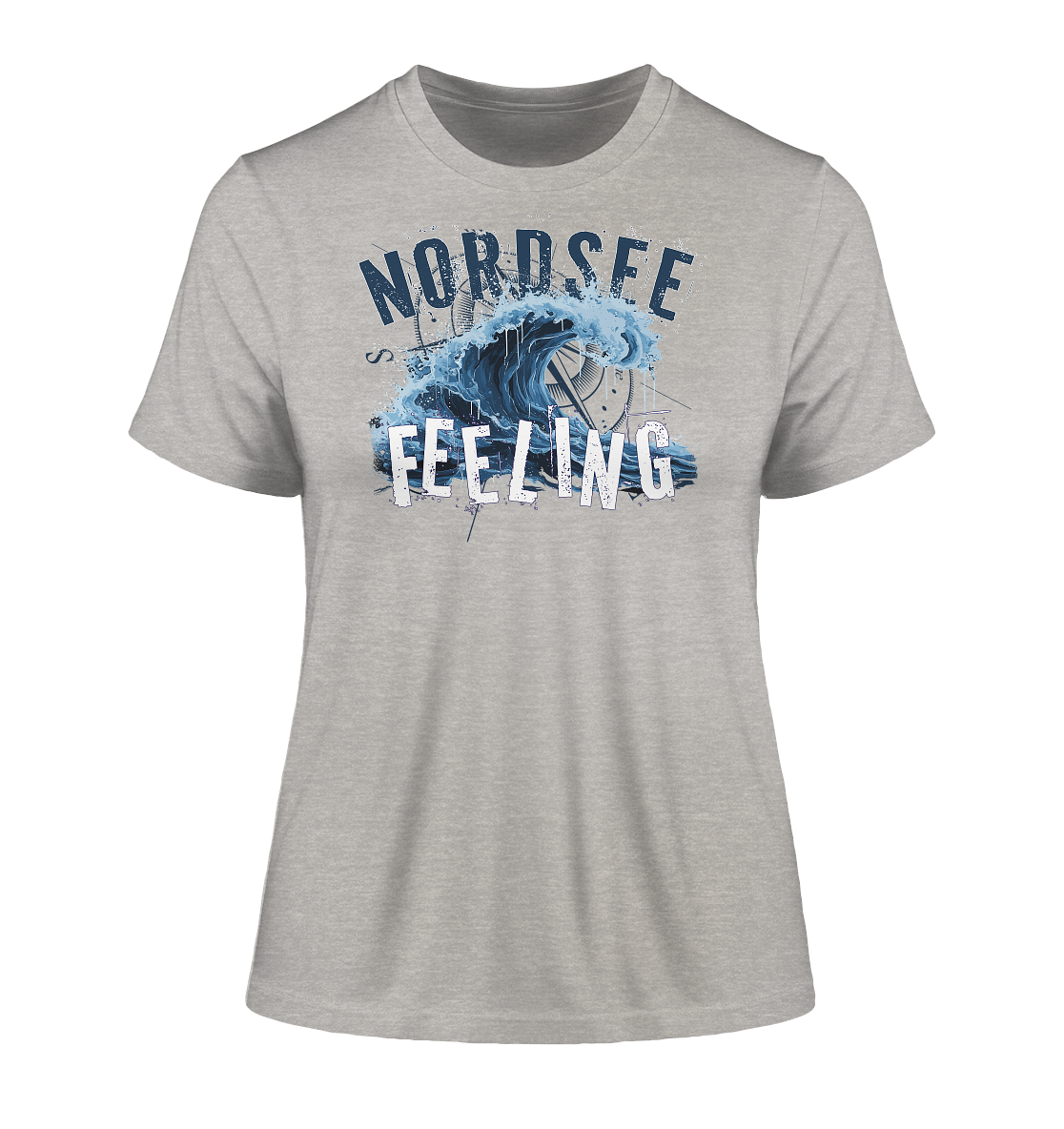 Nordsee Feeling Welle - Damen Premium Organic Shirt