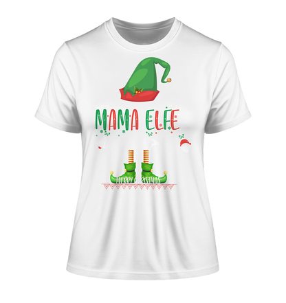 Mama Elfe Weihnachten - Damen Premium Organic Shirt