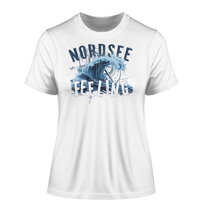 Nordsee Feeling Welle - Damen Premium Organic Shirt