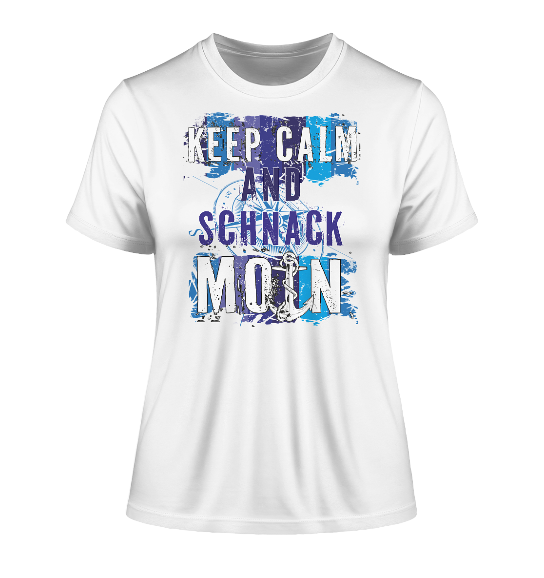 Keep Calm and schnack Moin 2024 - Damen Premium Organic Shirt